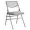 Bridgeport Folding Chair, Resin Mesh Back, Padded Fabric Seat, Grey Color, PK4 C865BP60GRY4E - alternate 1
